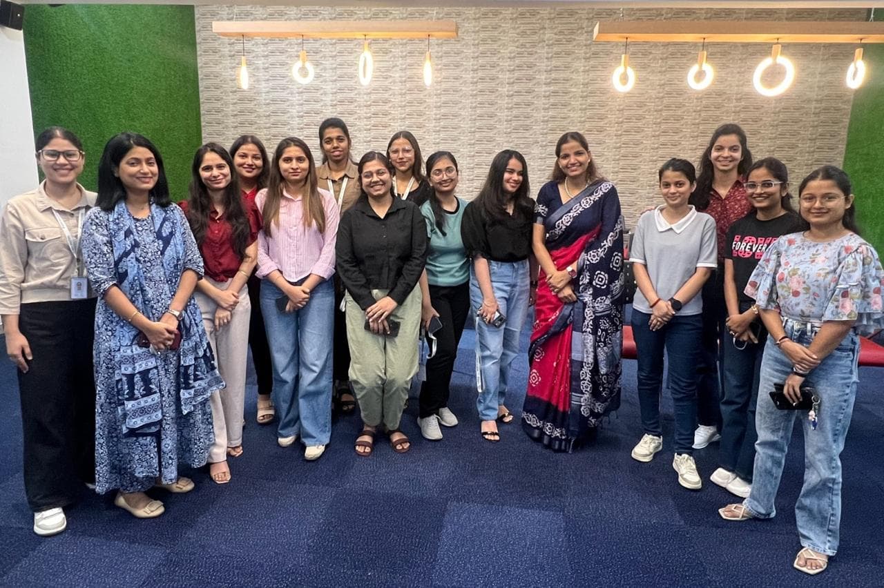 Doctors and students attending a training session