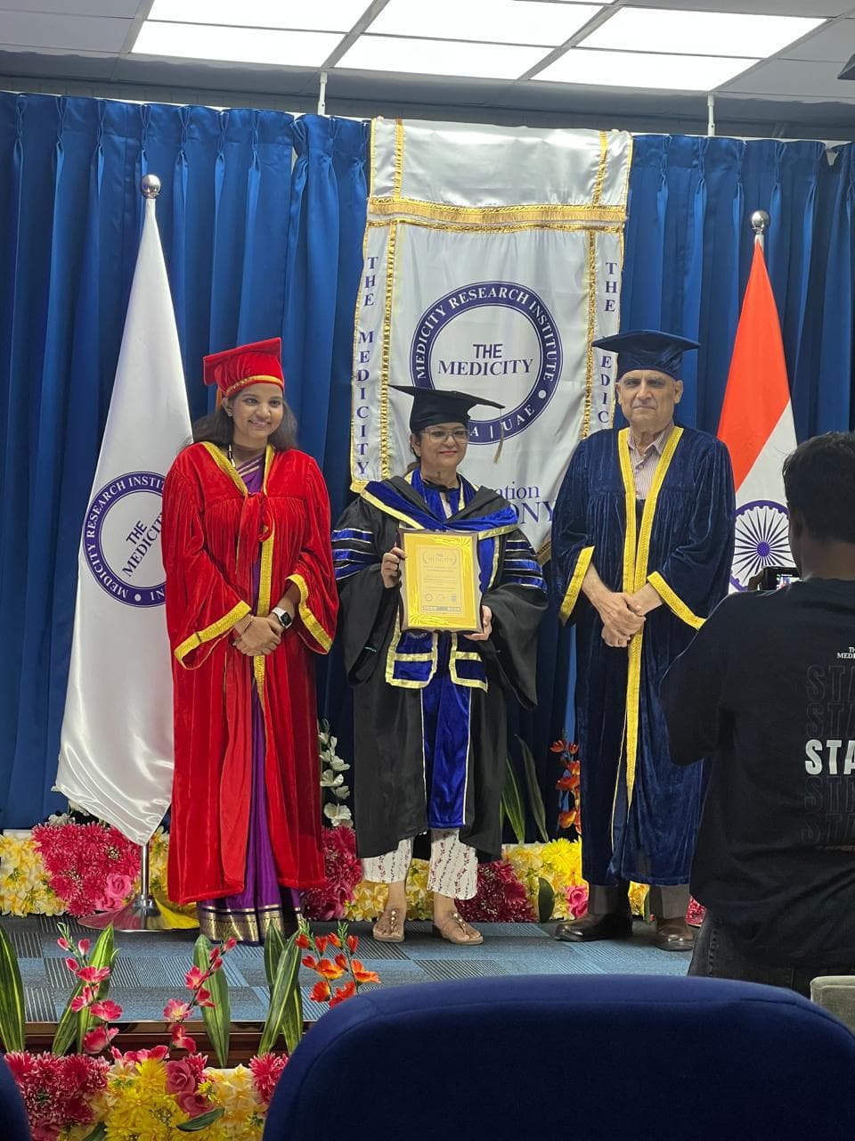 Training certificate ceremony